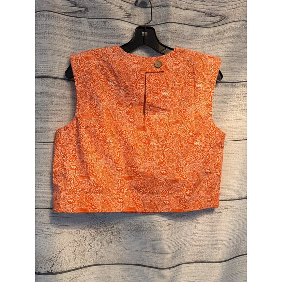 NWT Julia Amory Slim Top Poplin Size S - Picture 3 of 3